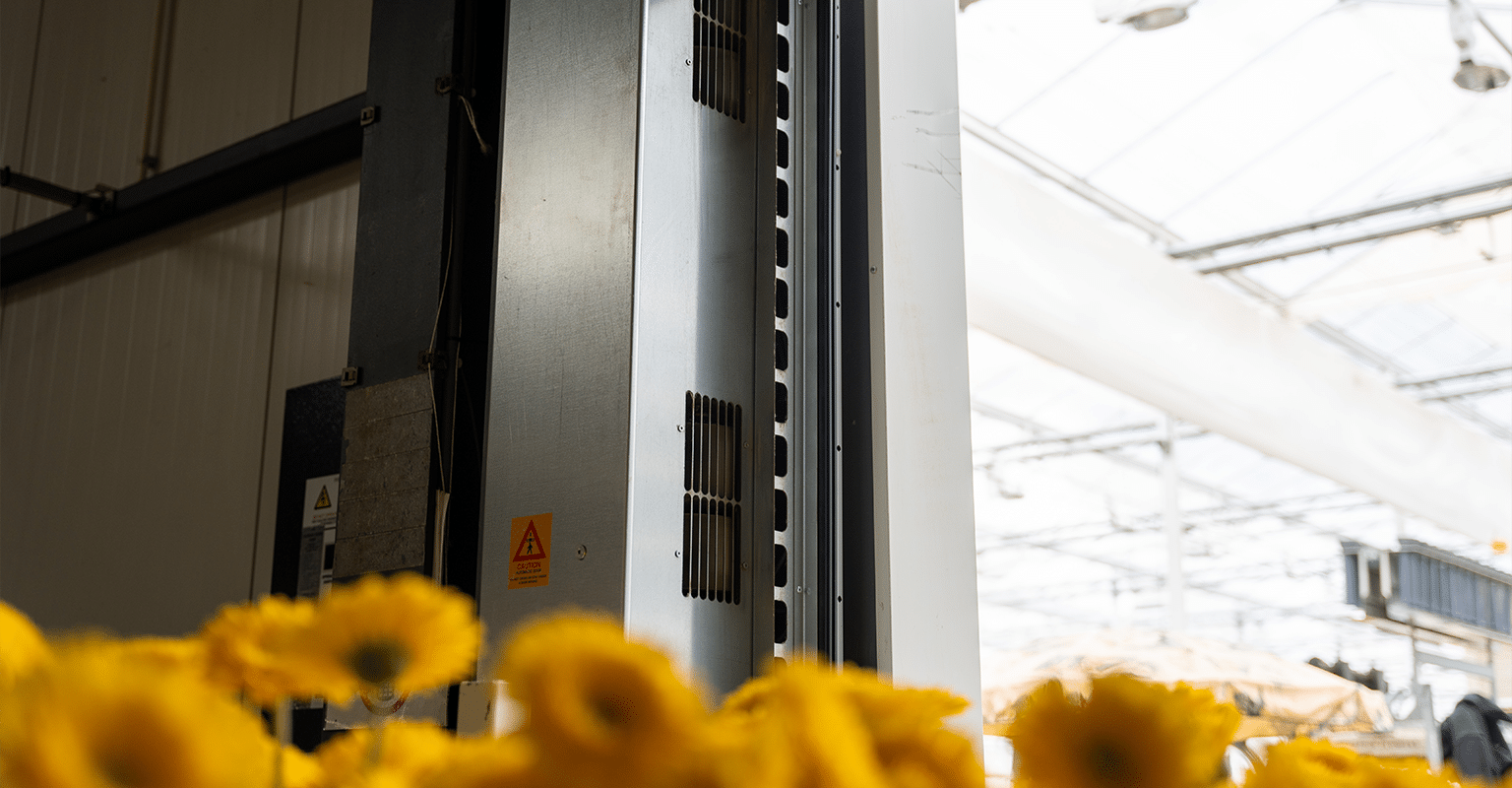 DynamicRoll AIR snellooppoort met geïntegreerd luchtgordijn magazijn